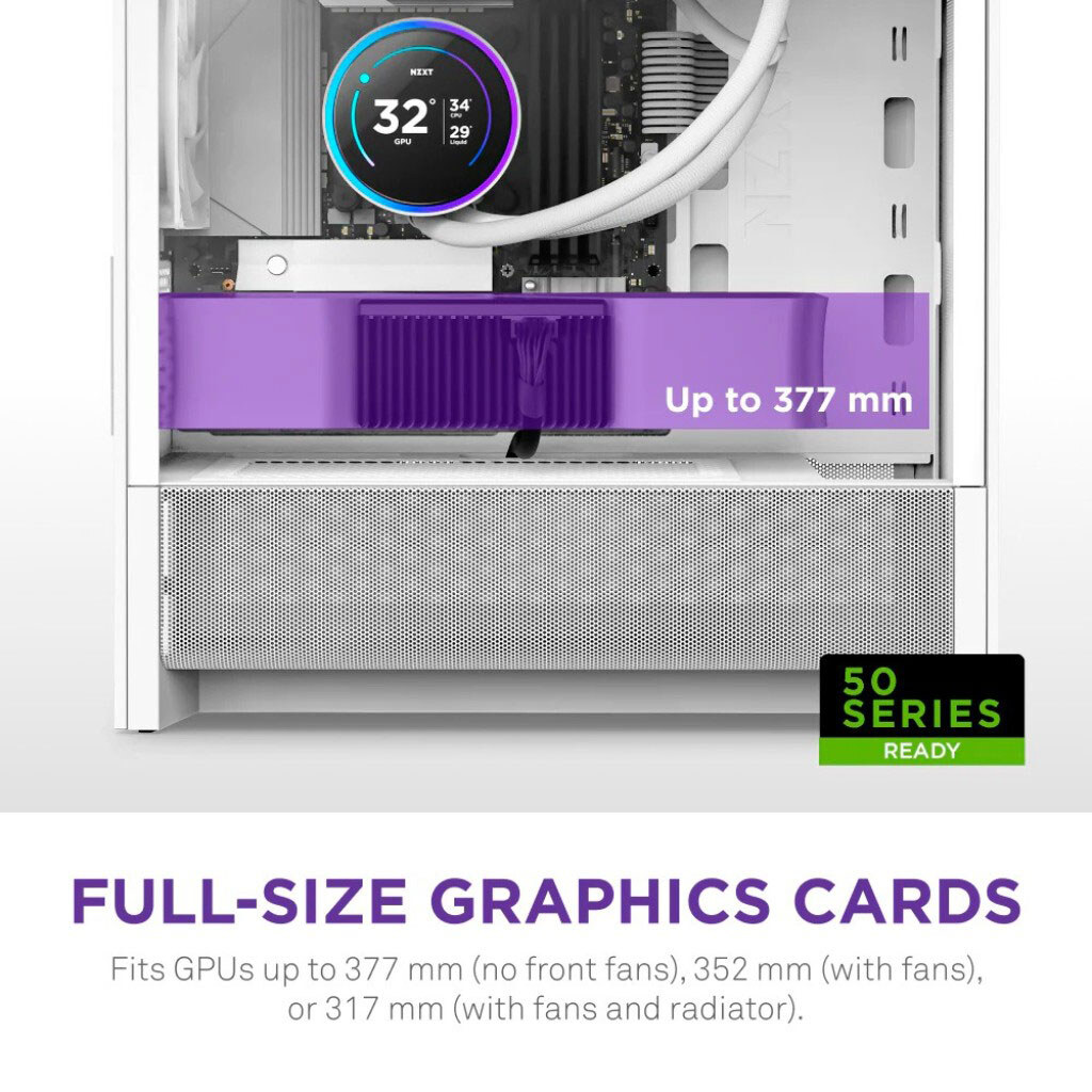 Корпус NZXT H3 Flow, Белый - № 3 Корпус NZXT H3 Flow, Белый - № 3