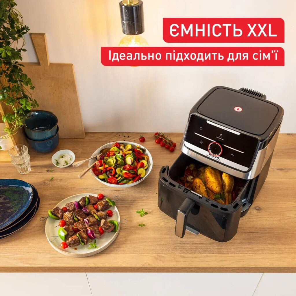 Мультипіч Tefal Easy Fry Silence XXL Smart Vision EY876DE1, Чорний - № 5 Мультипіч Tefal Easy Fry Silence XXL Smart Vision EY876DE1, Чорний - № 5