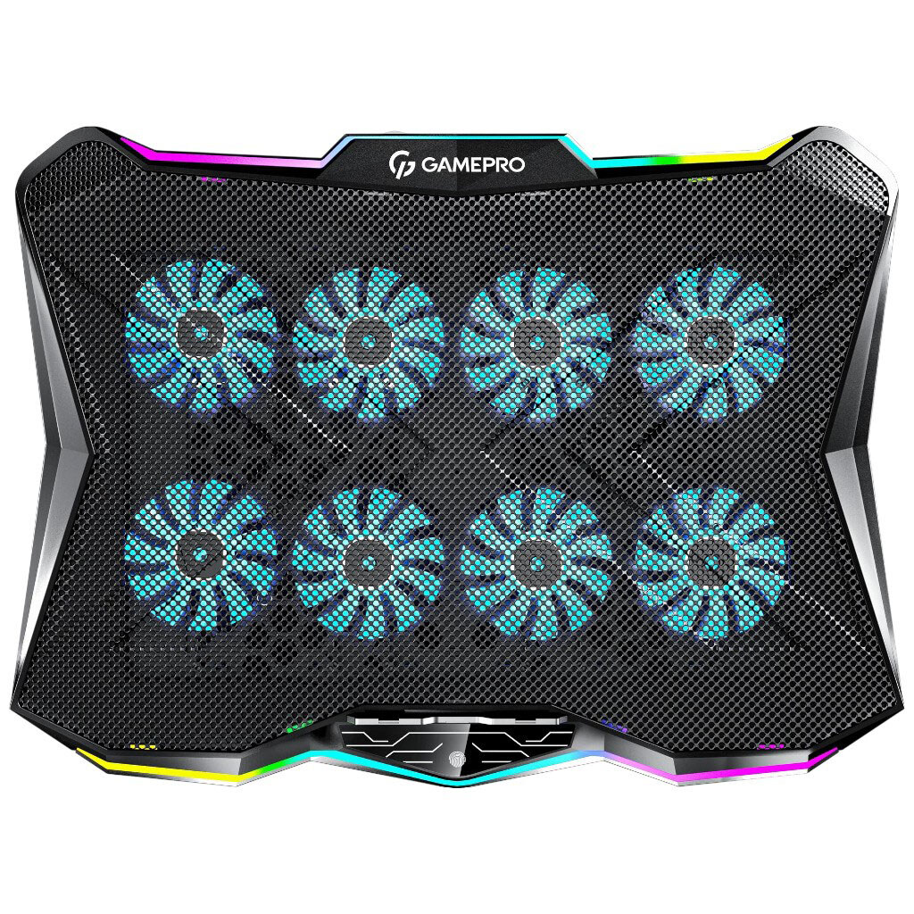 Охлаждающая подставка для ноутбука GamePro CP680, Черный - № 2 Охлаждающая подставка для ноутбука GamePro CP680, Черный - № 2