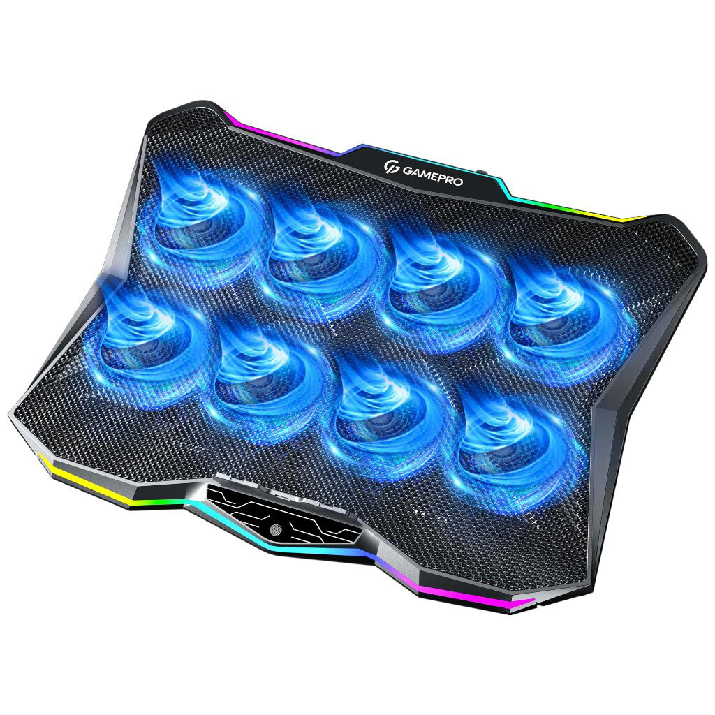 Охлаждающая подставка для ноутбука GamePro CP680, Черный - № 6 Охлаждающая подставка для ноутбука GamePro CP680, Черный - № 6