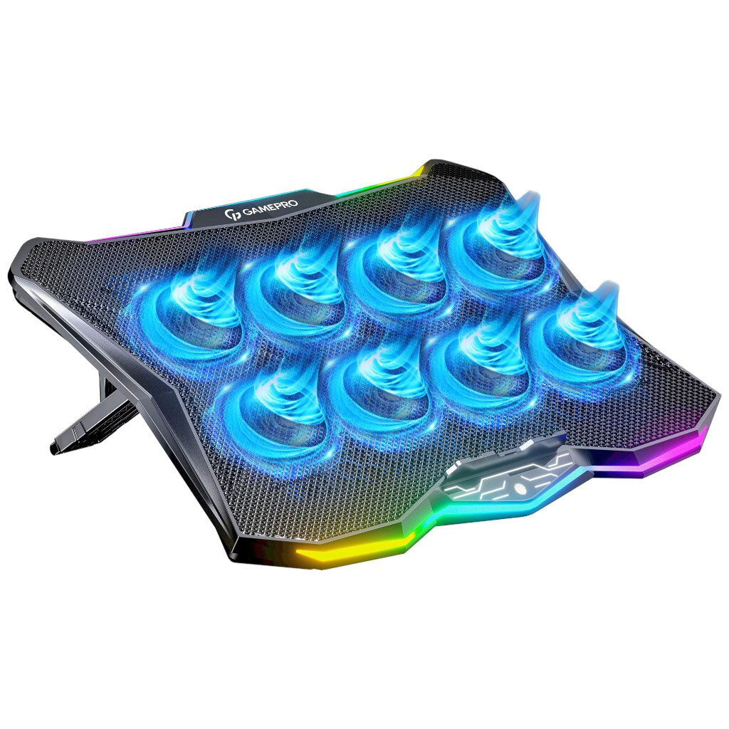 Охлаждающая подставка для ноутбука GamePro CP680, Черный - № 7 Охлаждающая подставка для ноутбука GamePro CP680, Черный - № 7