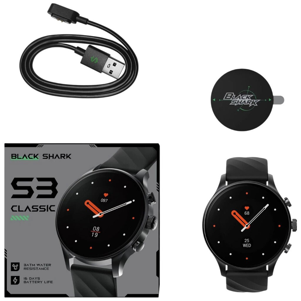 Умные часы Black Shark S3 Classic BS-W2410, Черный - № 5 Умные часы Black Shark S3 Classic BS-W2410, Черный - № 5