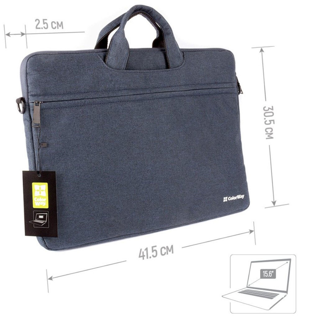 Сумка для ноутбука ColorWay Casual, Серый - № 2 Сумка для ноутбука ColorWay Casual, Серый - № 2