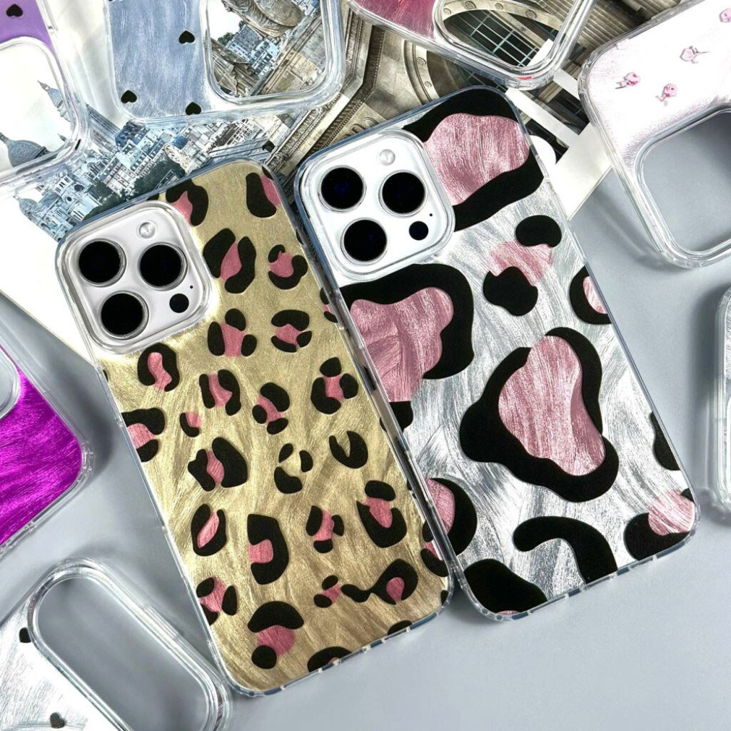 Чохол (накладка) Apple iPhone 14 Pro Max, Nacre Print Desing, Pink Waves, Малюнок - № 9 Чохол (накладка) Apple iPhone 14 Pro Max, Nacre Print Desing, Pink Waves, Малюнок - № 9