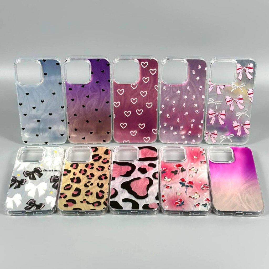 Чехол (накладка) Samsung A255 Galaxy A25 5G, Nacre Print Desing, Bowknots, Рисунок - № 2 Чехол (накладка) Samsung A255 Galaxy A25 5G, Nacre Print Desing, Bowknots, Рисунок - № 2