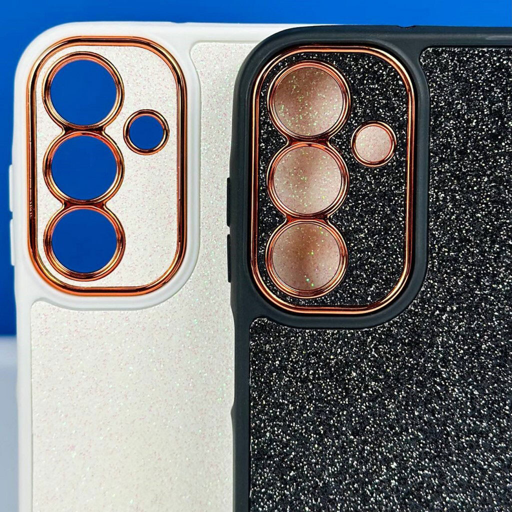Чехол (накладка) Samsung A155 Galaxy A15 / A156 Galaxy A15 5G, Sand Crystal Swarovski, Серебряный - № 9 Чехол (накладка) Samsung A155 Galaxy A15 / A156 Galaxy A15 5G, Sand Crystal Swarovski, Серебряный - № 9