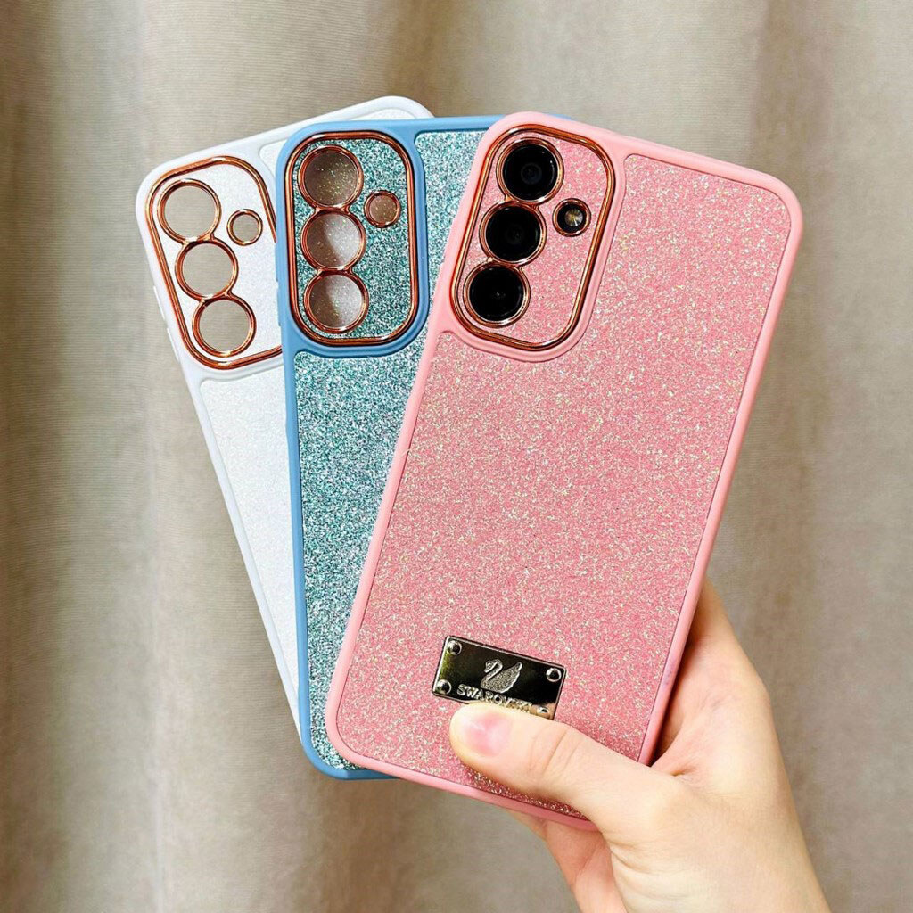 Чохол (накладка) Xiaomi Poco C75 / Redmi 14C / Redmi A4, Sand Crystal Swarovski, Срібний - № 3 Чохол (накладка) Xiaomi Poco C75 / Redmi 14C / Redmi A4, Sand Crystal Swarovski, Срібний - № 3