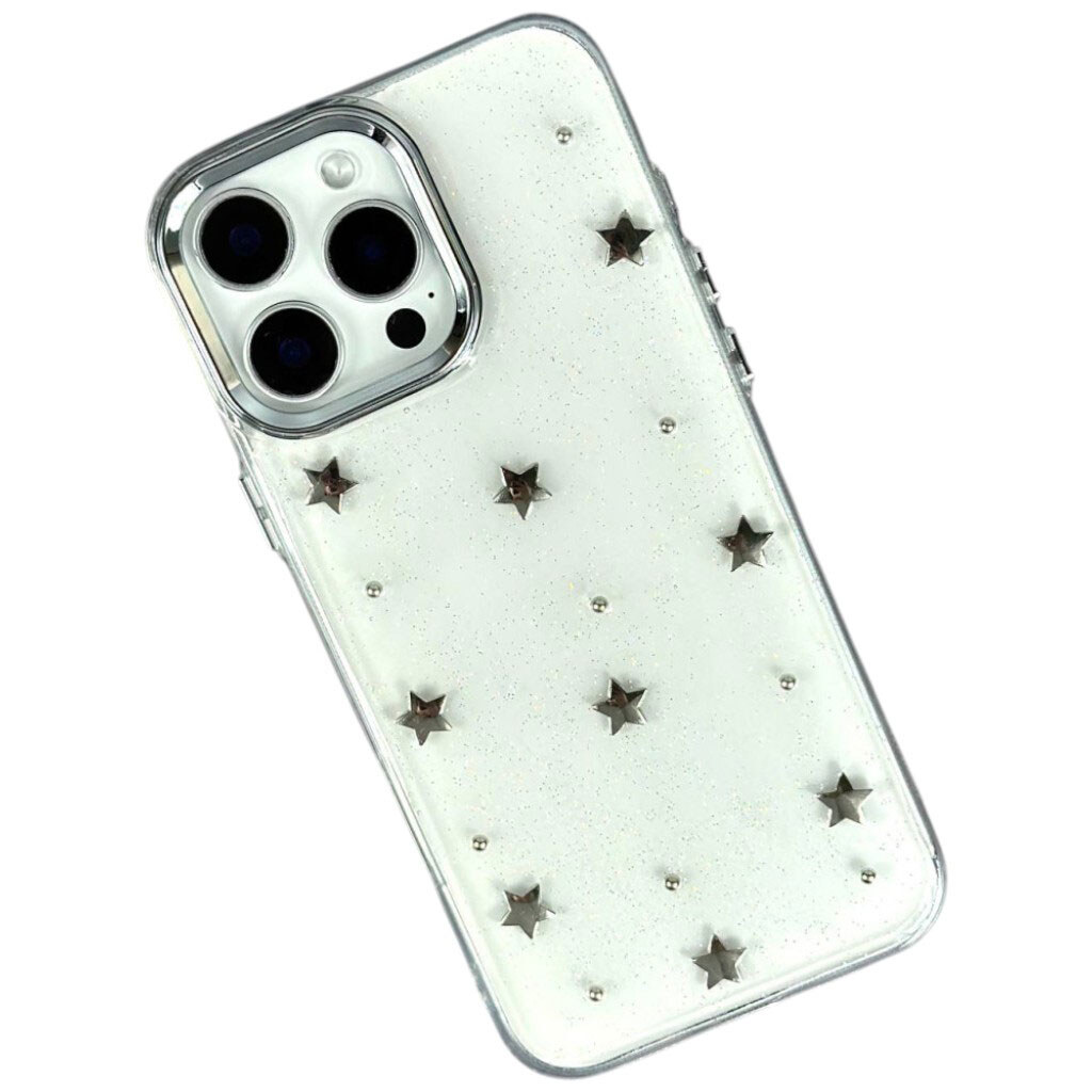 Чехол (накладка) Apple iPhone 14, Shiny Crystal Colored Bow, Stars, Рисунок - № 1 Чехол (накладка) Apple iPhone 14, Shiny Crystal Colored Bow, Stars, Рисунок - № 1