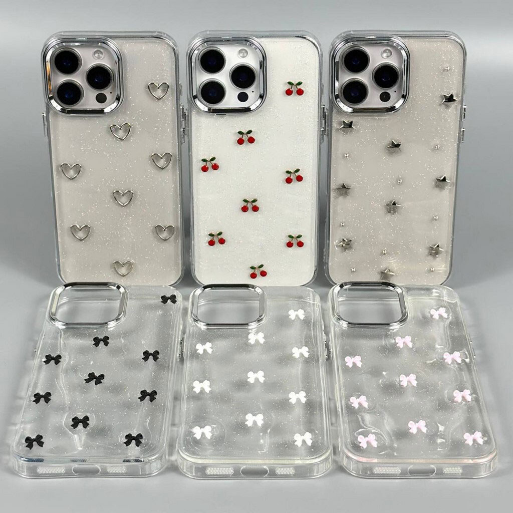 Чехол (накладка) Apple iPhone 14, Shiny Crystal Colored Bow, Stars, Рисунок - № 2 Чехол (накладка) Apple iPhone 14, Shiny Crystal Colored Bow, Stars, Рисунок - № 2