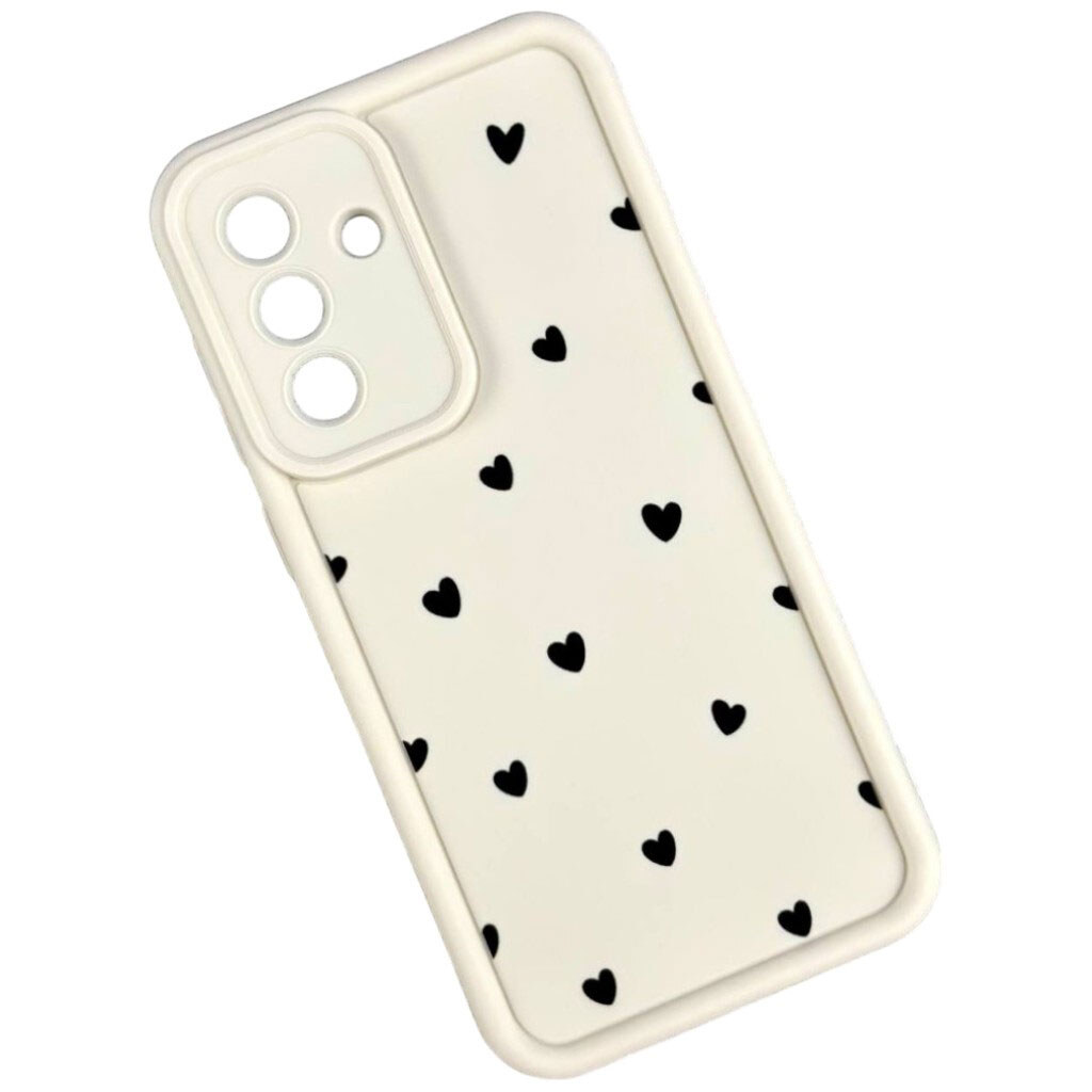 Чохол (накладка) Apple iPhone 11, Shock Sides Resistant, Black Hearts, Малюнок - № 1 Чохол (накладка) Apple iPhone 11, Shock Sides Resistant, Black Hearts, Малюнок - № 1