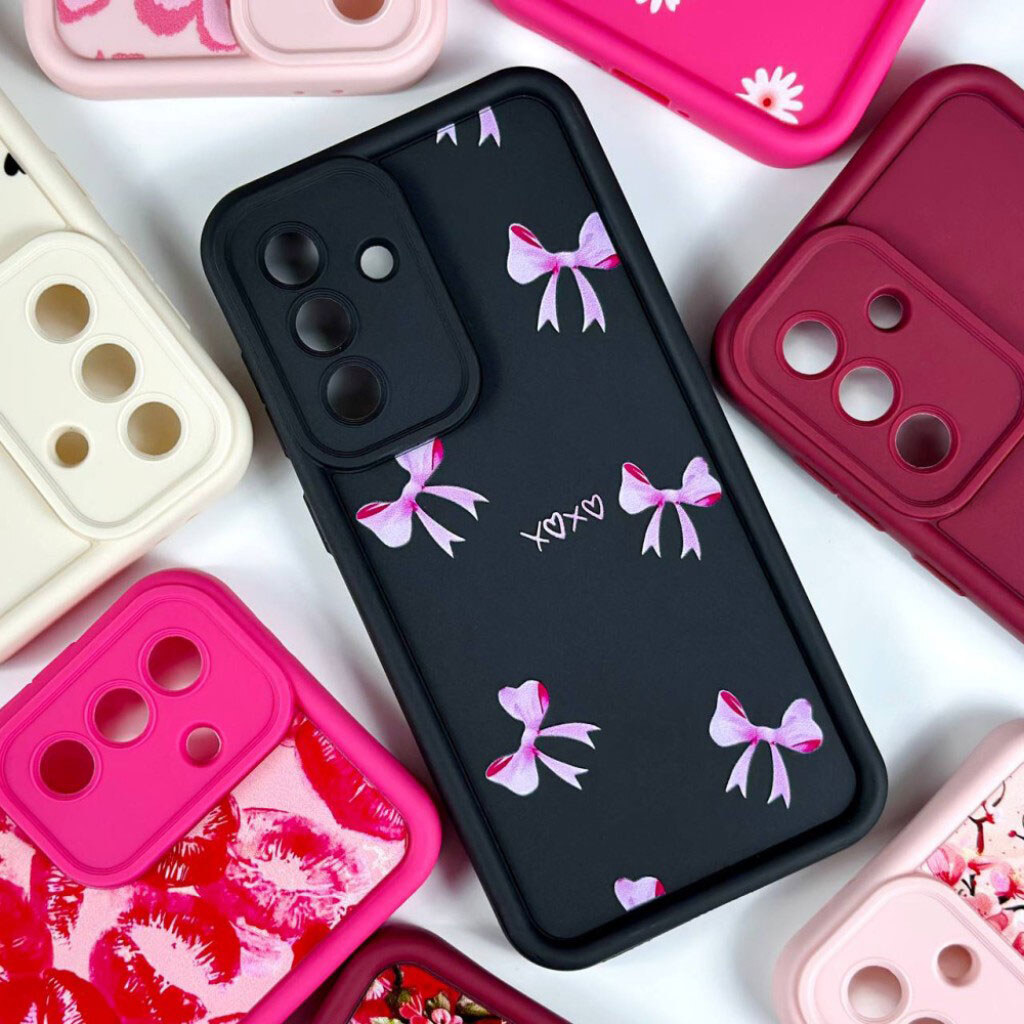 Чохол (накладка) Apple iPhone 14 Pro Max, Shock Sides Resistant, Pink Bows, Малюнок - № 8 Чохол (накладка) Apple iPhone 14 Pro Max, Shock Sides Resistant, Pink Bows, Малюнок - № 8