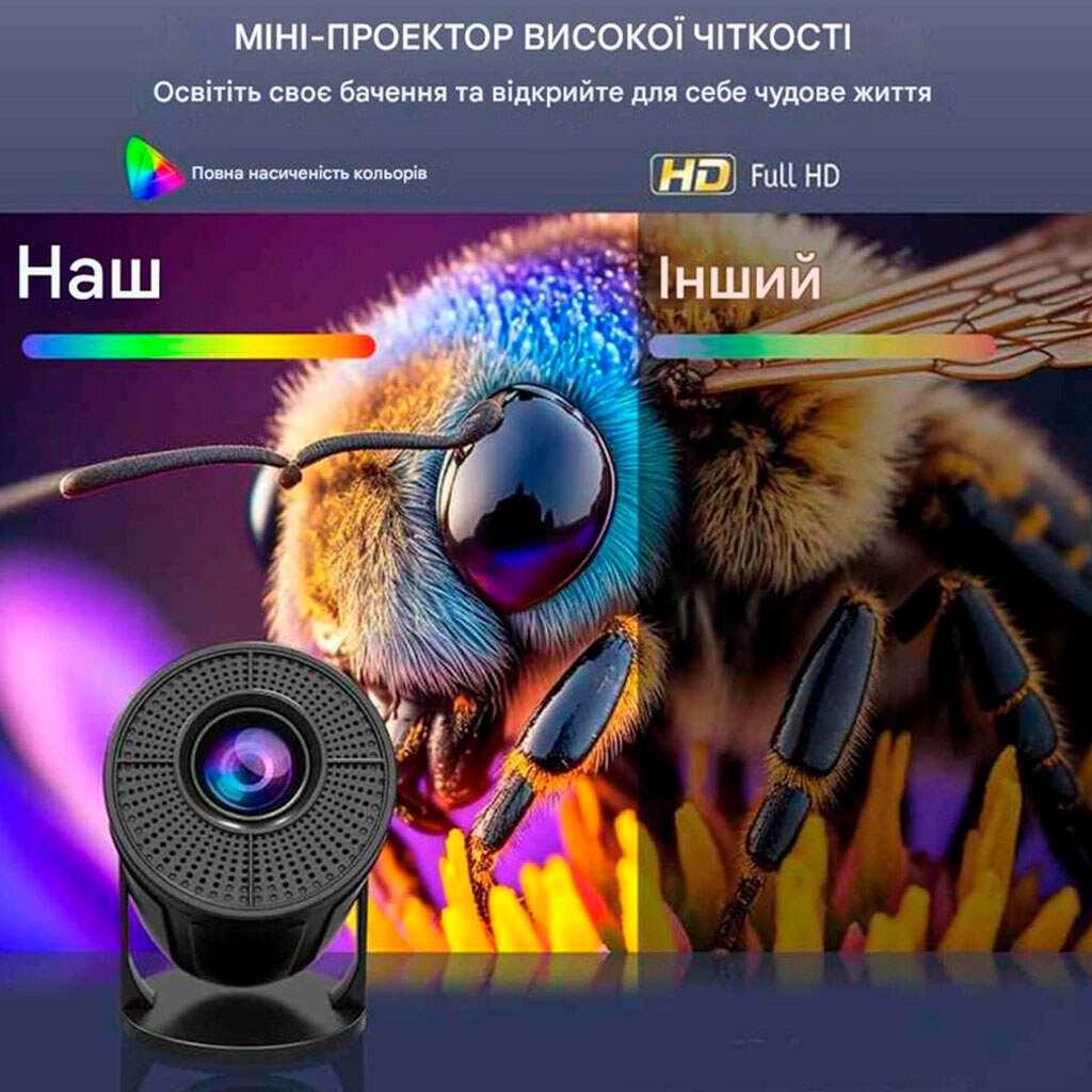 Проектор FIRE 408 HD, Белый - № 6 Проектор FIRE 408 HD, Белый - № 6