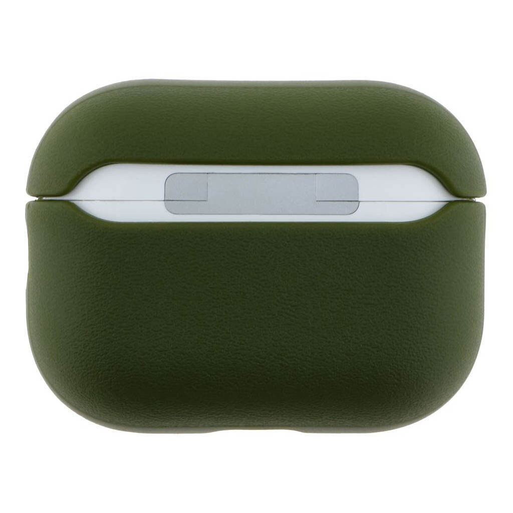Чехол (накладка) Apple AirPods Pro 3, Spigen Leather Armor, Pitch Green, Зеленый - № 4 Чехол (накладка) Apple AirPods Pro 3, Spigen Leather Armor, Pitch Green, Зеленый - № 4