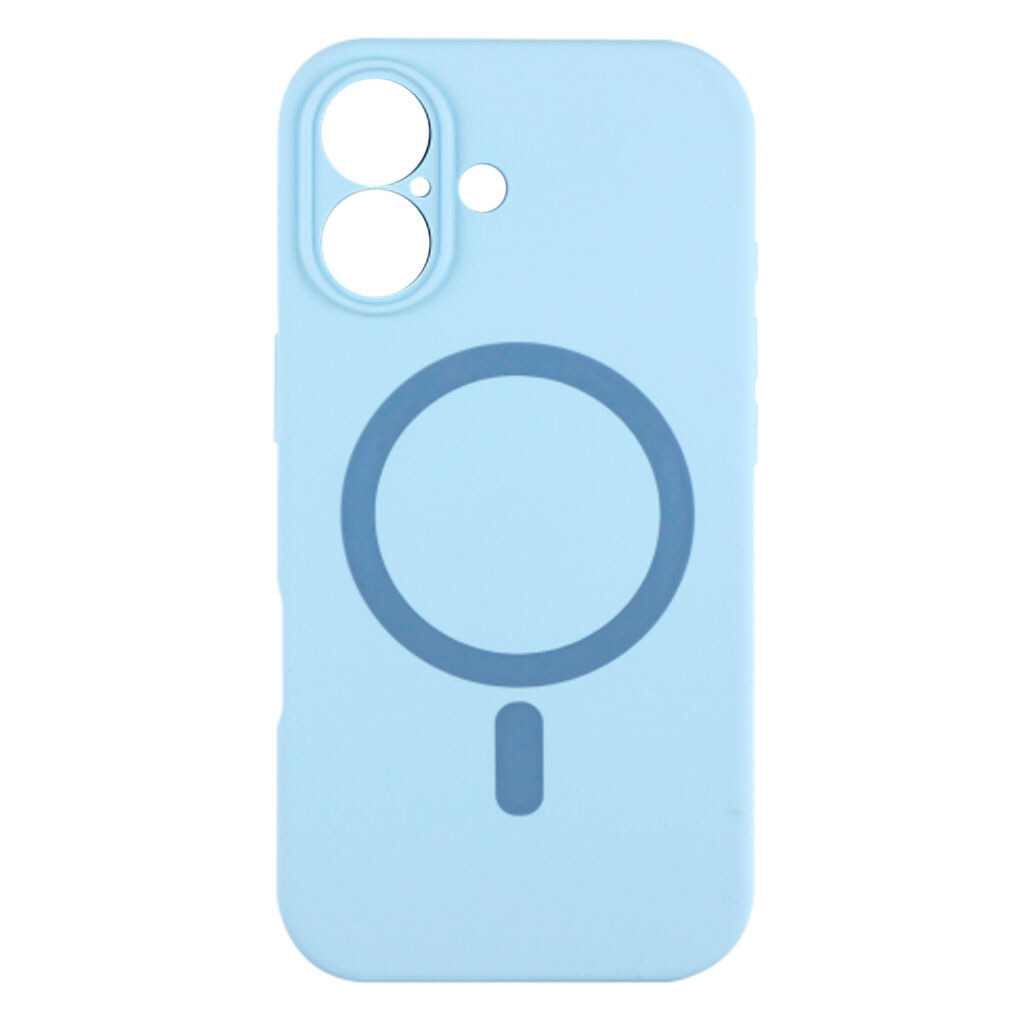 Чохол (накладка) Apple iPhone 17, Glow Full Camera, MagSafe, Синій - № 1 Чохол (накладка) Apple iPhone 17, Glow Full Camera, MagSafe, Синій - № 1