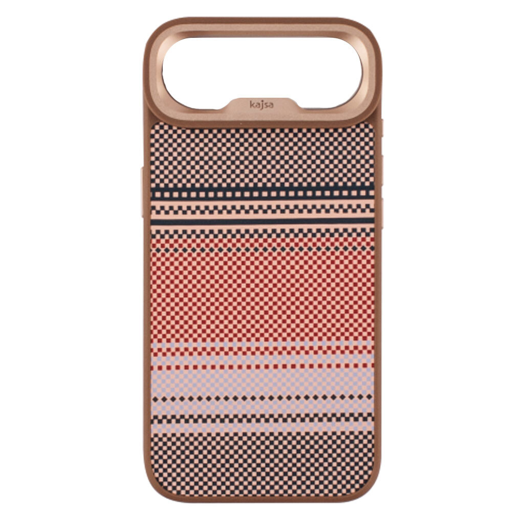 Чехол (накладка) Apple iPhone 17 Air, Kajsa Resort Gradient Stripe, MagSafe, Desert Gold, Золотой - № 1 Чехол (накладка) Apple iPhone 17 Air, Kajsa Resort Gradient Stripe, MagSafe, Desert Gold, Золотой - № 1