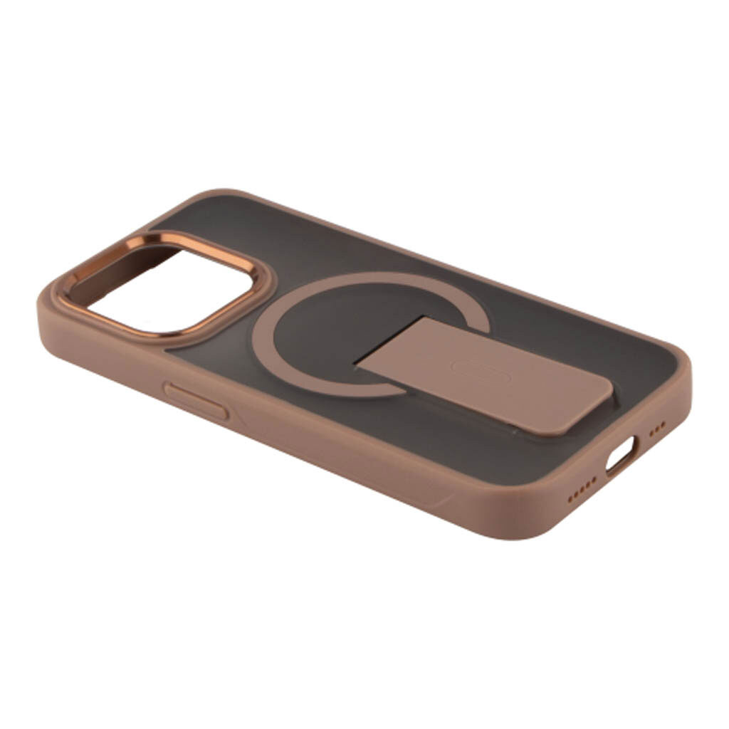 Чохол (накладка) Apple iPhone 17 Pro, Stand Matte, MagSafe, Золотий - № 2 Чохол (накладка) Apple iPhone 17 Pro, Stand Matte, MagSafe, Золотий - № 2