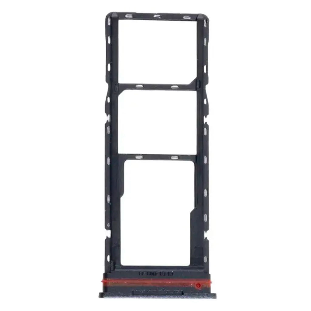 Утримувач SIM-картки Tecno Spark Go 1, З роз'ємом на карту пам'яті, Чорний - № 1 Утримувач SIM-картки Tecno Spark Go 1, З роз'ємом на карту пам'яті, Чорний - № 1