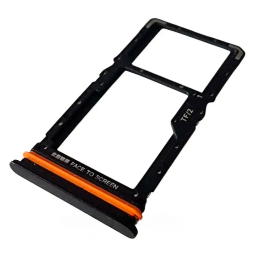 Утримувач SIM-картки Xiaomi Redmi 15, З роз'ємом на карту пам'яті, Чорний - № 1 Утримувач SIM-картки Xiaomi Redmi 15, З роз'ємом на карту пам'яті, Чорний - № 1