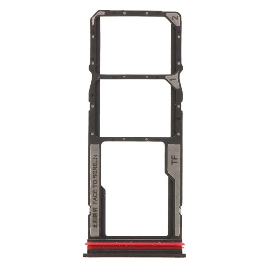 Утримувач SIM-картки Xiaomi Poco C85 / Redmi 15C, З роз'ємом на карту пам'яті, Чорний - № 1 Утримувач SIM-картки Xiaomi Poco C85 / Redmi 15C, З роз'ємом на карту пам'яті, Чорний - № 1