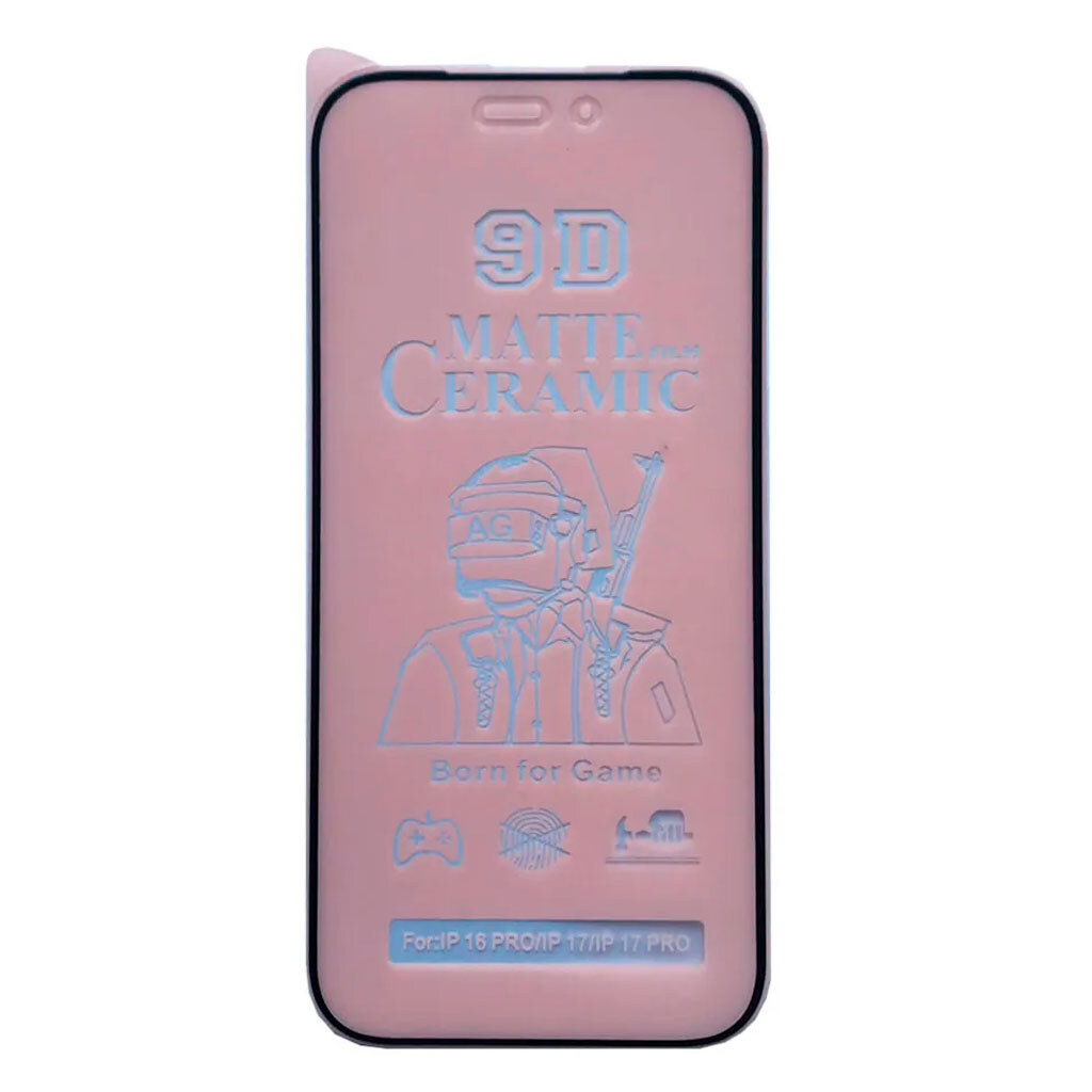 Защитная пленка Apple iPhone 17 Pro, Ceramic, Черный - № 1 Защитная пленка Apple iPhone 17 Pro, Ceramic, Черный - № 1