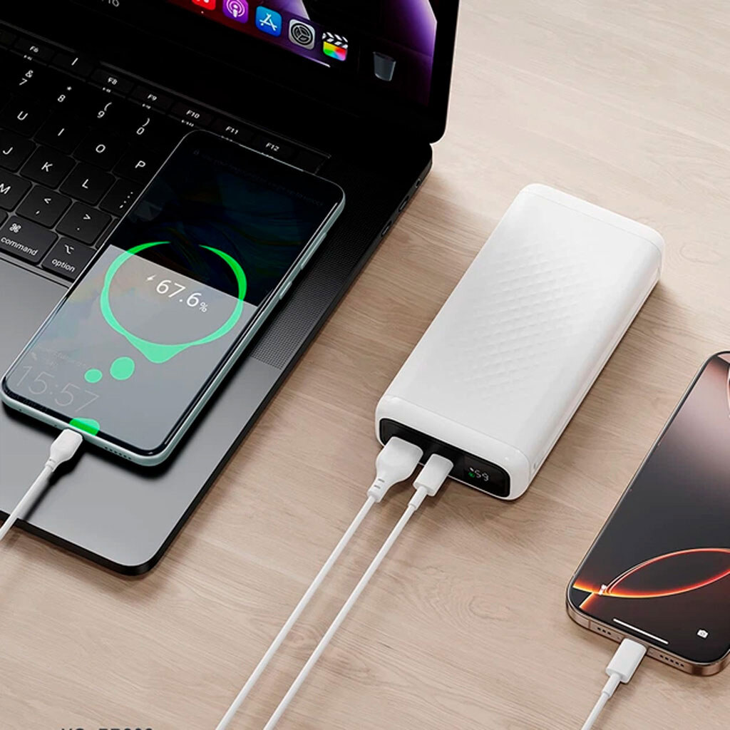 Портативная батарея (Power Bank) XO PB309, 20000 mAh, Белый - № 4 Портативная батарея (Power Bank) XO PB309, 20000 mAh, Белый - № 4