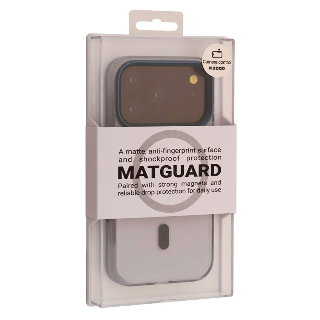Чехол (накладка) Apple iPhone 17 Pro Max, K-DOO Matguard, MagSafe, Синий - № 1 Чехол (накладка) Apple iPhone 17 Pro Max, K-DOO Matguard, MagSafe, Синий - № 1