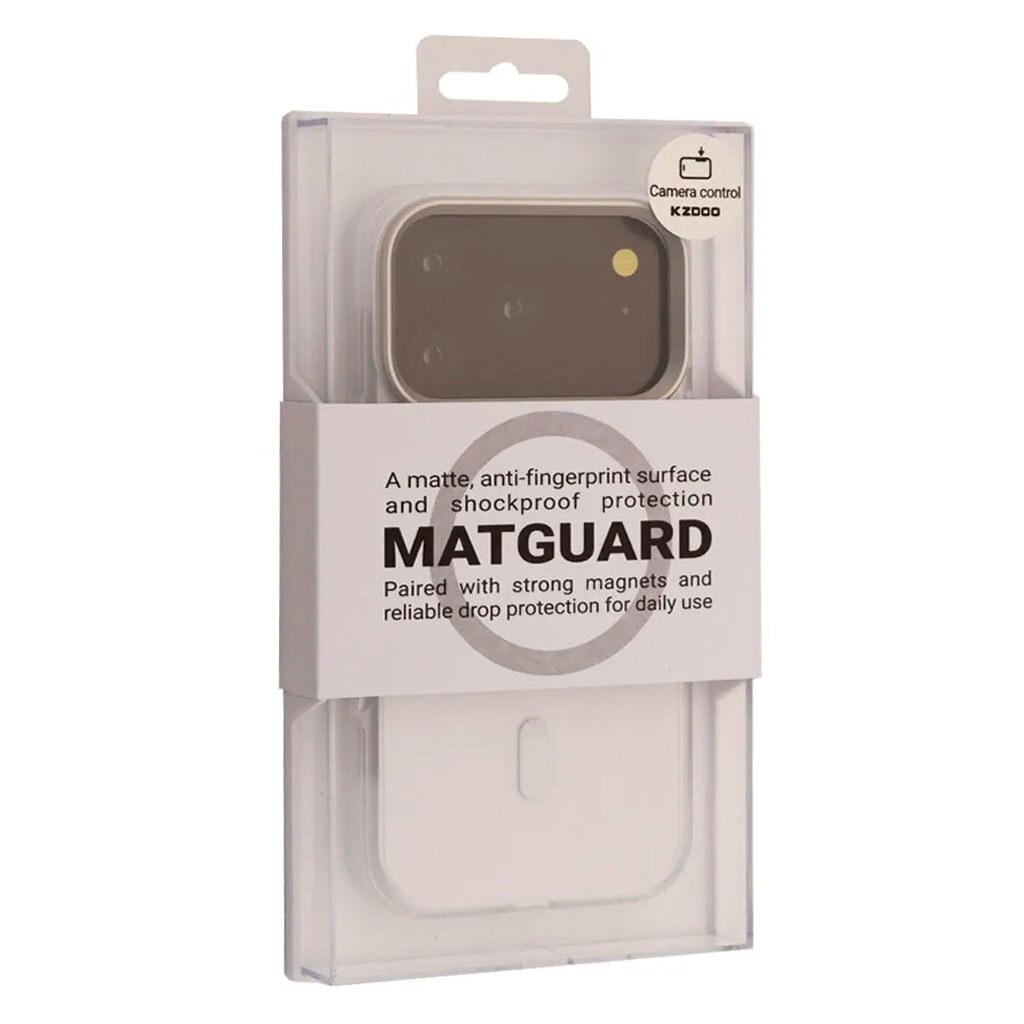Чехол (накладка) Apple iPhone 17 Pro, K-DOO Matguard, MagSafe, Прозрачный - № 1 Чехол (накладка) Apple iPhone 17 Pro, K-DOO Matguard, MagSafe, Прозрачный - № 1