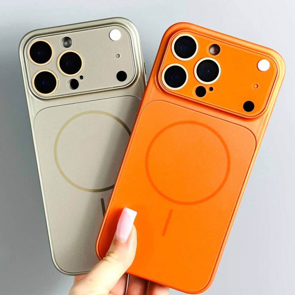 Чехол (накладка) Apple iPhone 13 Pro, AG Glass Slim Fit, MagSafe, Золотой - № 7 Чехол (накладка) Apple iPhone 13 Pro, AG Glass Slim Fit, MagSafe, Золотой - № 7