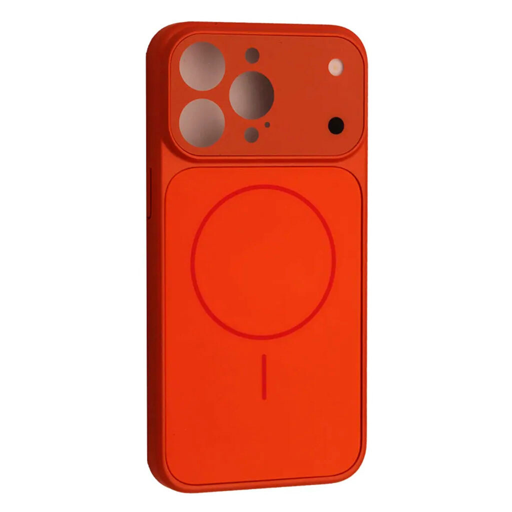 Чехол (накладка) Apple iPhone 13 Pro Max, AG Glass Slim Fit, MagSafe, Оранжевый - № 1 Чехол (накладка) Apple iPhone 13 Pro Max, AG Glass Slim Fit, MagSafe, Оранжевый - № 1