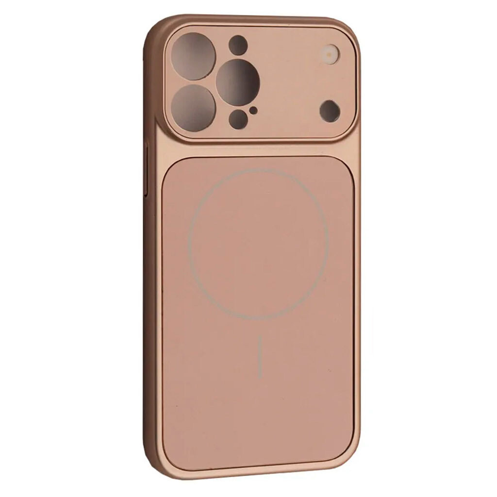 Чехол (накладка) Apple iPhone 17 Pro, AG Glass Slim Fit, MagSafe, Золотой - № 1 Чехол (накладка) Apple iPhone 17 Pro, AG Glass Slim Fit, MagSafe, Золотой - № 1