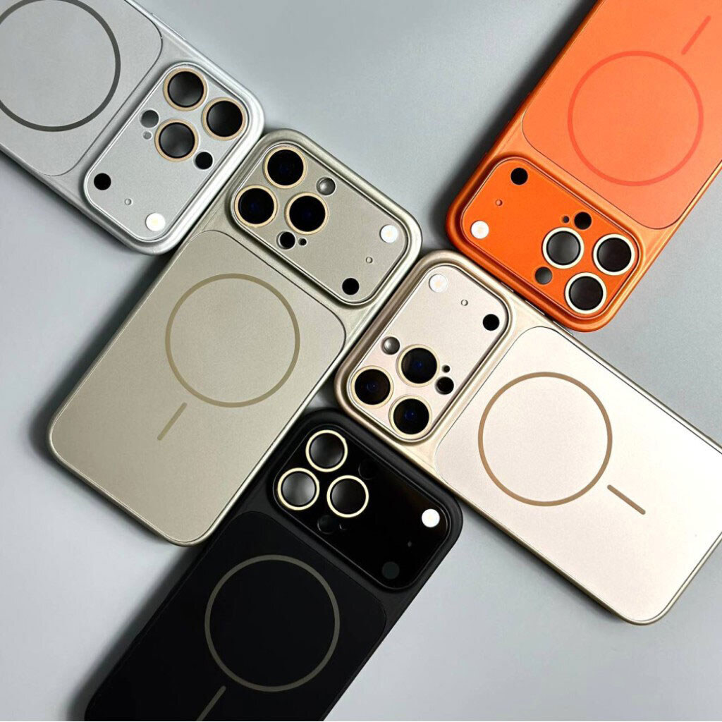 Чехол (накладка) Apple iPhone 17 Pro, AG Glass Slim Fit, MagSafe, Золотой - № 3 Чехол (накладка) Apple iPhone 17 Pro, AG Glass Slim Fit, MagSafe, Золотой - № 3