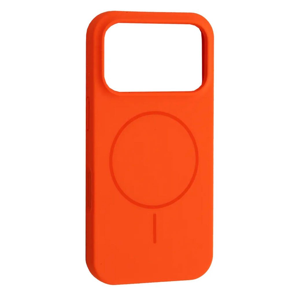 Чехол (накладка) Apple iPhone 17 Pro Max, Air Beats, MagSafe, Оранжевый - № 1 Чехол (накладка) Apple iPhone 17 Pro Max, Air Beats, MagSafe, Оранжевый - № 1