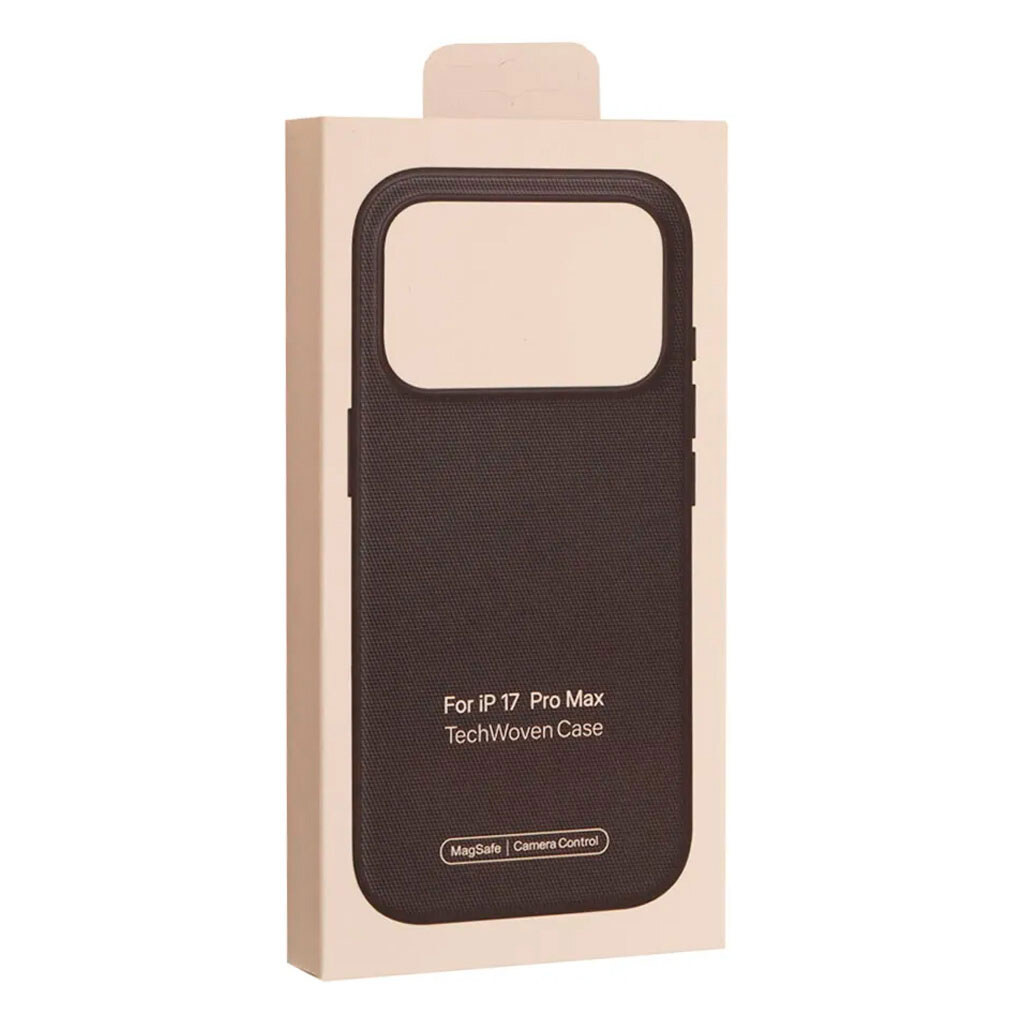 Чехол (накладка) Apple iPhone 17 Pro Max, TechWoven, MagSafe, Черный - № 2 Чехол (накладка) Apple iPhone 17 Pro Max, TechWoven, MagSafe, Черный - № 2