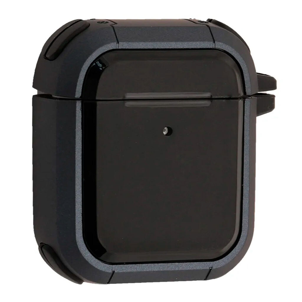 Чехол (накладка) Apple AirPods / AirPods 2, Bodyguard, Black-Blue, Черный - № 1 Чехол (накладка) Apple AirPods / AirPods 2, Bodyguard, Black-Blue, Черный - № 1