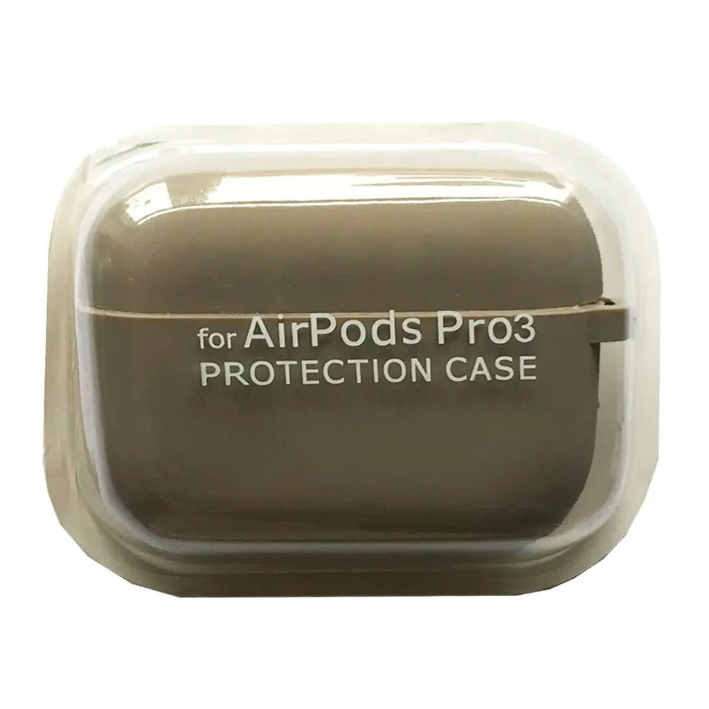 Чехол (накладка) Apple AirPods Pro 3, Silicone Classic Case, Серый - № 1 Чехол (накладка) Apple AirPods Pro 3, Silicone Classic Case, Серый - № 1