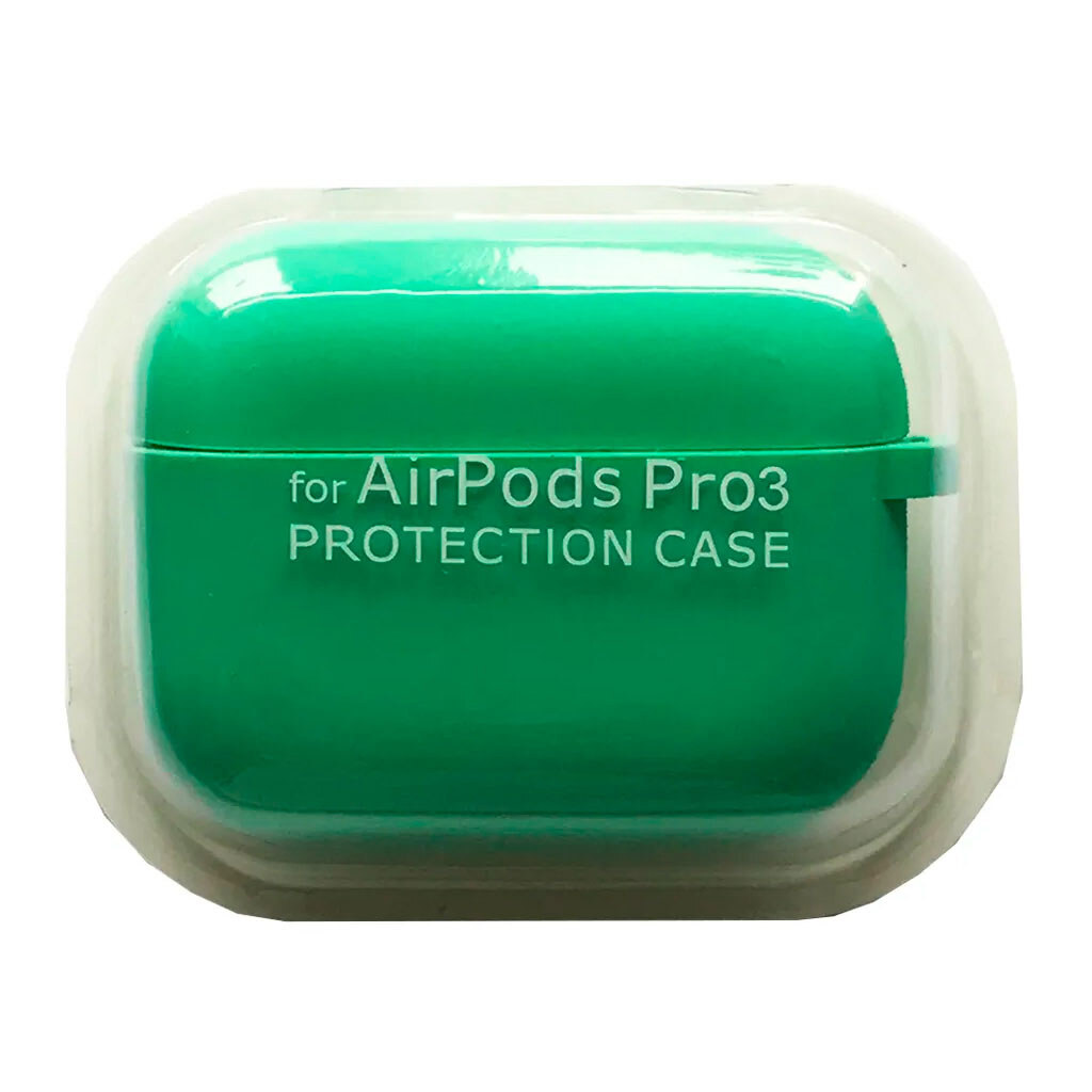 Чехол (накладка) Apple AirPods Pro 3, Silicone Classic Case, Мятный - № 1 Чехол (накладка) Apple AirPods Pro 3, Silicone Classic Case, Мятный - № 1