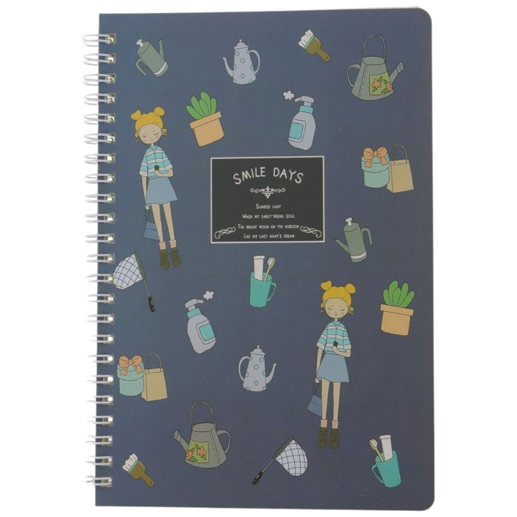 Блокнот на спирали с пастельной обложкой, в ассортименте - № 1 Блокнот на спирали с пастельной обложкой, в ассортименте - № 1