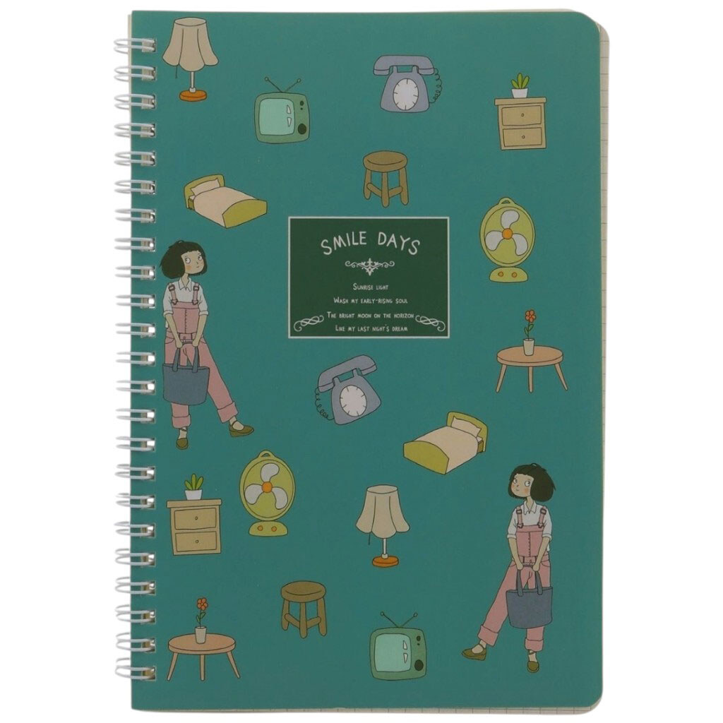 Блокнот на спирали с пастельной обложкой, в ассортименте - № 5 Блокнот на спирали с пастельной обложкой, в ассортименте - № 5