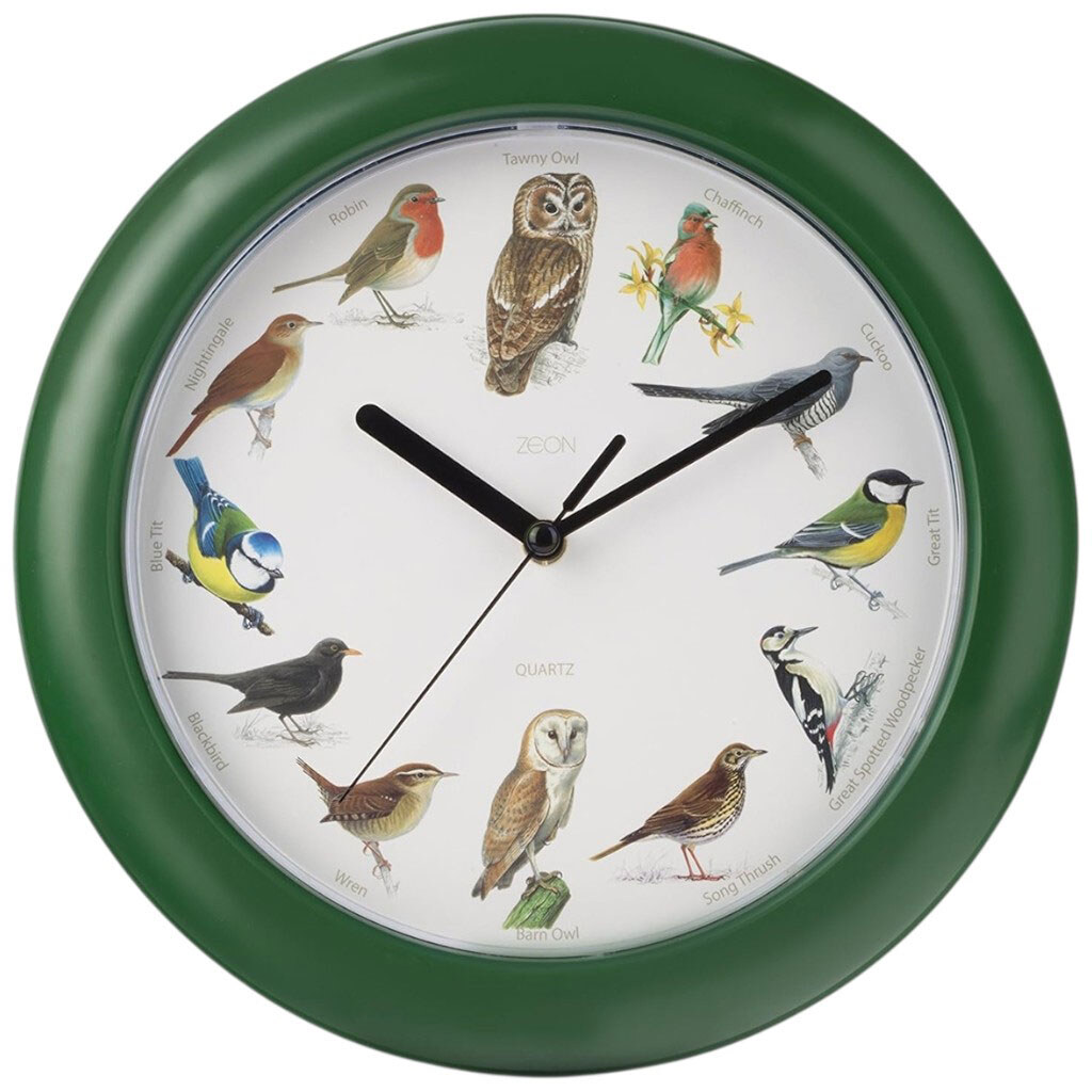 Часы настенные круглые со звуком птичек - № 1 Часы настенные круглые со звуком птичек - № 1