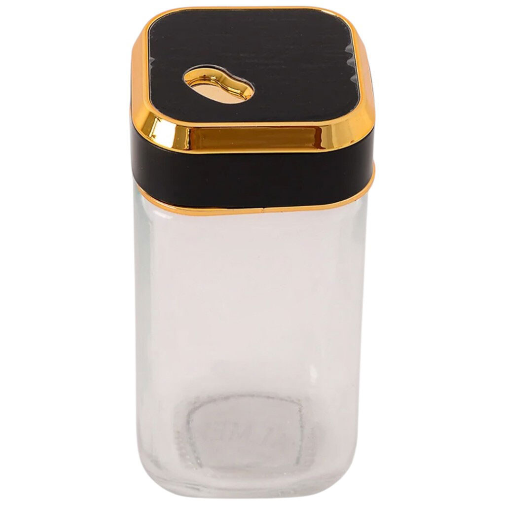 Емкость для специй стеклянная квадратная с крышкой - № 1 Емкость для специй стеклянная квадратная с крышкой - № 1