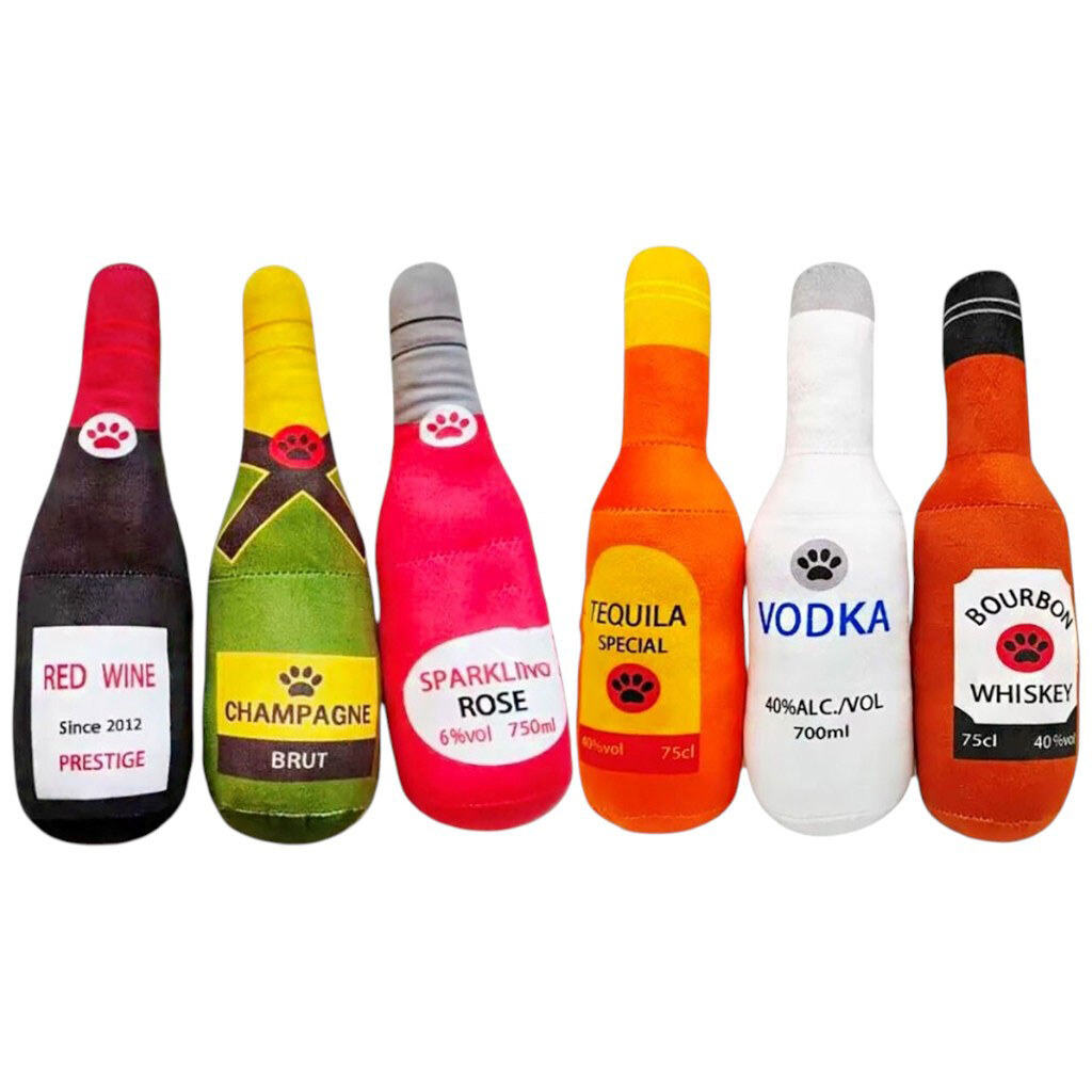 Іграшка для собак м'яка "Пляшечка", в асортименті - № 3 Іграшка для собак м'яка "Пляшечка", в асортименті - № 3