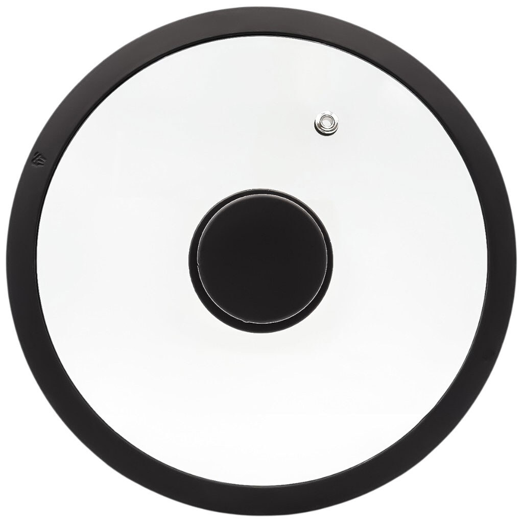 Крышка универсальная стеклянная с силиконовым ободком, d=20 см - № 2 Крышка универсальная стеклянная с силиконовым ободком, d=20 см - № 2