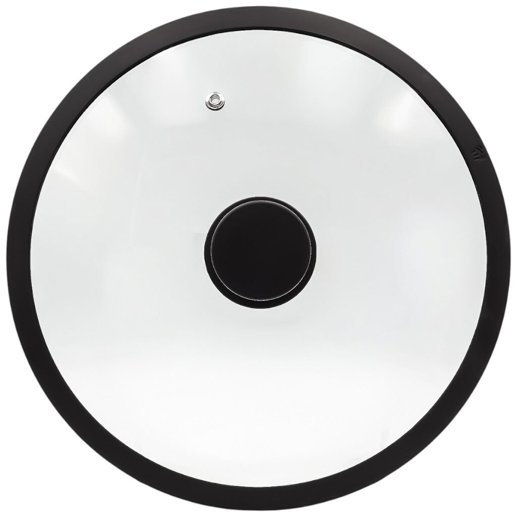 Крышка универсальная стеклянная с силиконовым ободком, d=26 см - № 2 Крышка универсальная стеклянная с силиконовым ободком, d=26 см - № 2