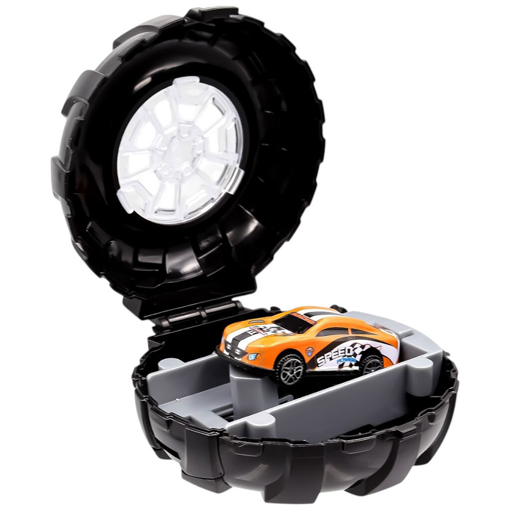 Машинка игрушечная с катапультой в колесе, микс - № 2 Машинка игрушечная с катапультой в колесе, микс - № 2