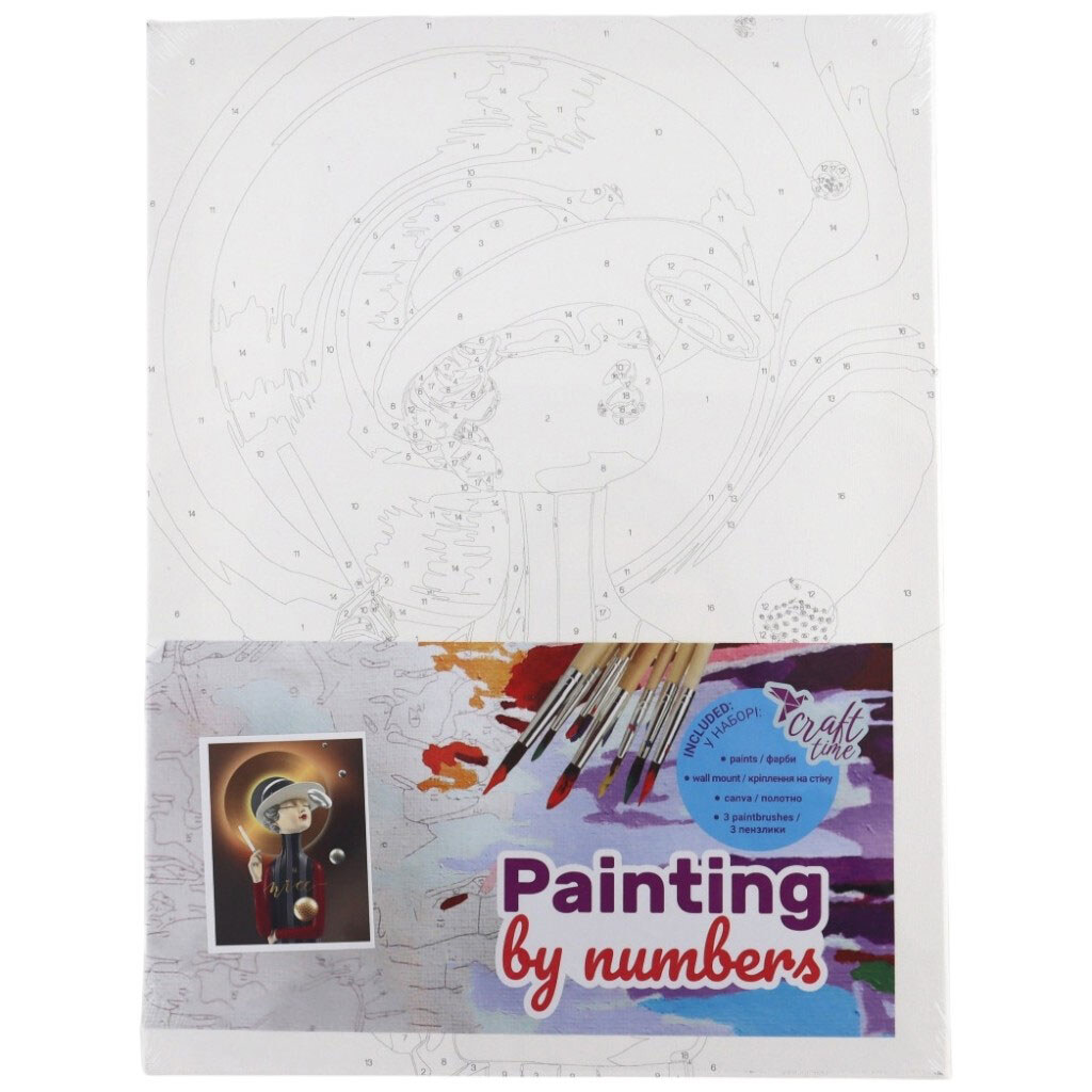 Картина за номерами, 30х40 см, Craft Time - № 1 Картина за номерами, 30х40 см, Craft Time - № 1
