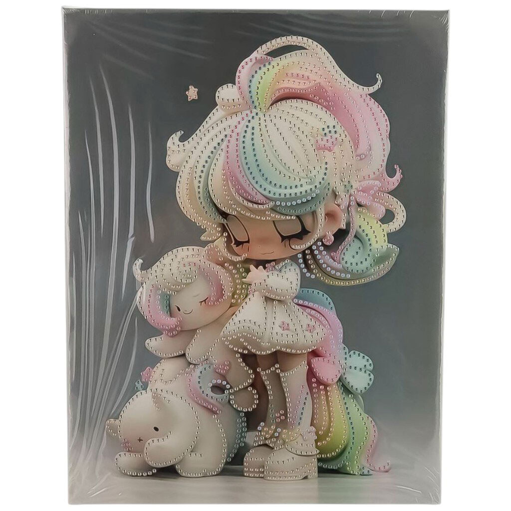 Алмазна мозаїка на підрамнику, 20х20 см - № 6 Алмазна мозаїка на підрамнику, 20х20 см - № 6