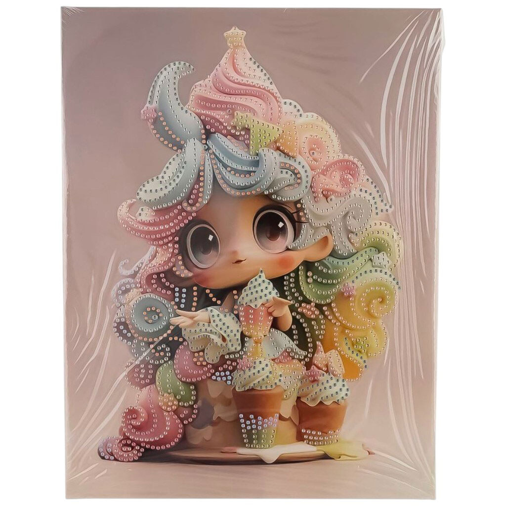 Алмазна мозаїка на підрамнику, 20х20 см - № 7 Алмазна мозаїка на підрамнику, 20х20 см - № 7