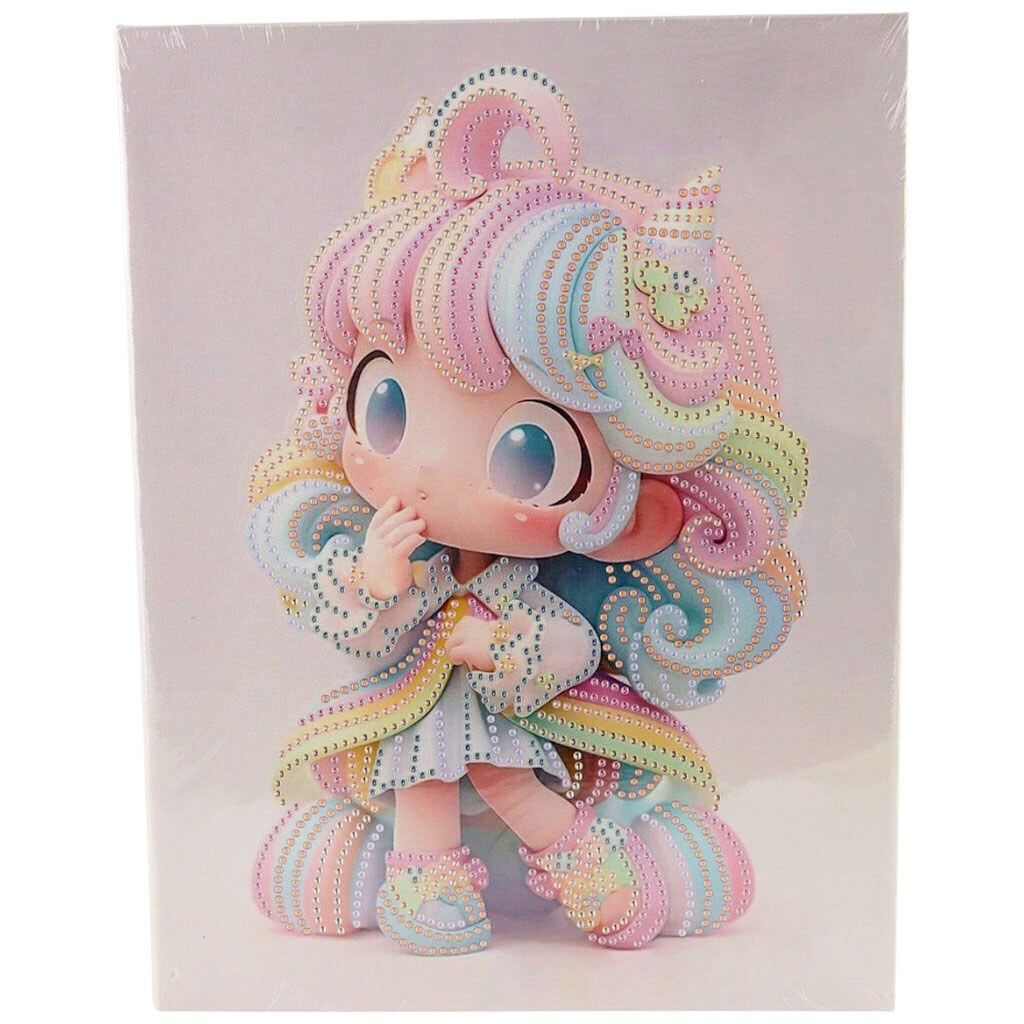 Алмазна мозаїка на підрамнику, 20х20 см - № 9 Алмазна мозаїка на підрамнику, 20х20 см - № 9