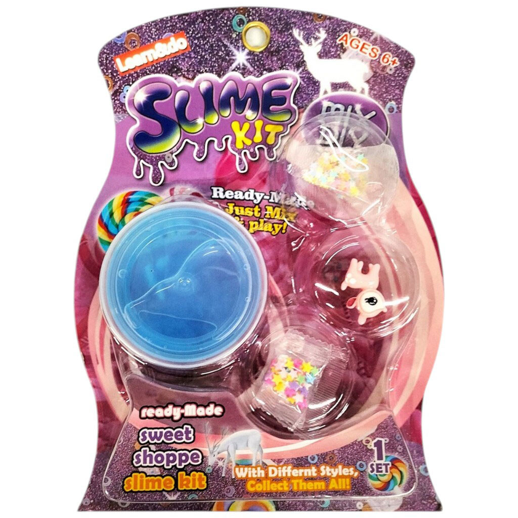 Набір іграшковий: слайм + декор - № 1 Набір іграшковий: слайм + декор - № 1