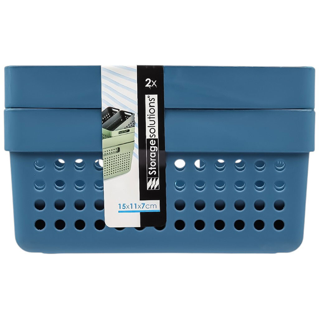 Набор корзин для хранения пластиковых Storage Solutions, 1250 мл - № 1 Набор корзин для хранения пластиковых Storage Solutions, 1250 мл - № 1